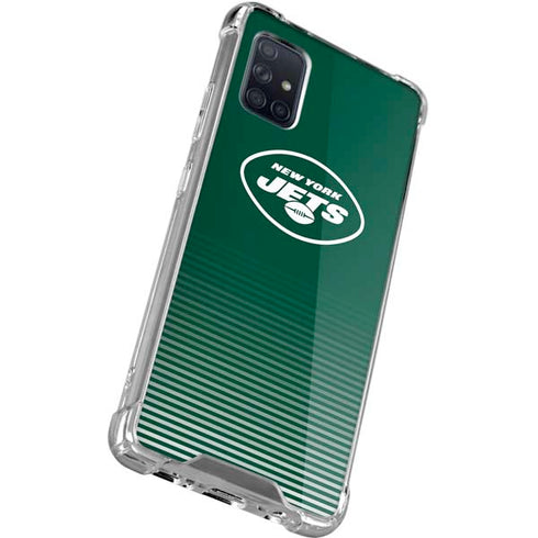 NFL New York Jets Breakaway Galaxy A71 5G Clear Case
