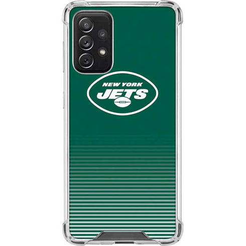NFL New York Jets Breakaway Galaxy A72 5G Clear Case