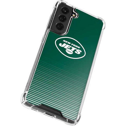 NFL New York Jets Breakaway Galaxy S21 FE Clear Case