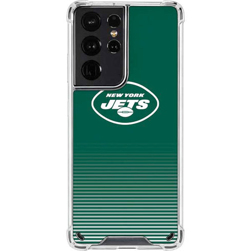 NFL New York Jets Breakaway Galaxy S21 Ultra 5G Clear Case