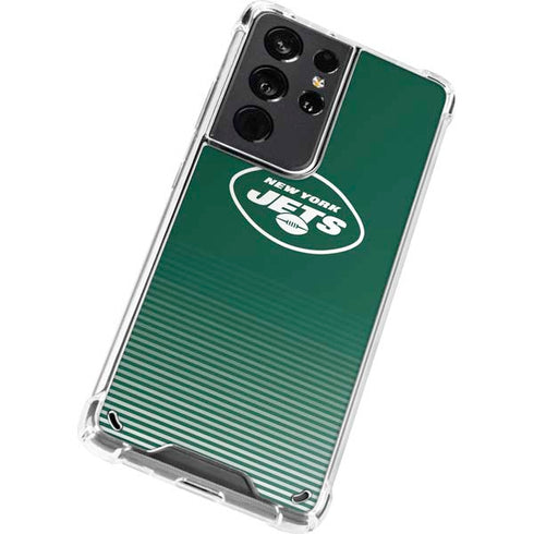 NFL New York Jets Breakaway Galaxy S21 Ultra 5G Clear Case