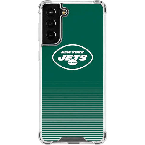 NFL New York Jets Breakaway Galaxy S22 Plus Clear Case