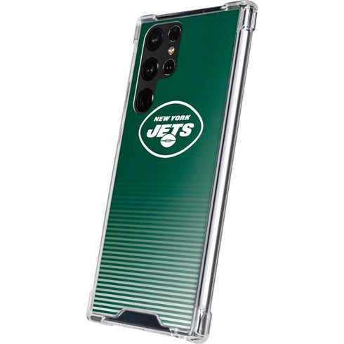 NFL New York Jets Breakaway Galaxy S22 Ultra Clear Case