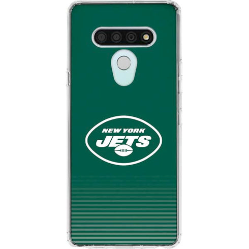 NFL New York Jets Breakaway LG Stylo 6 Clear Case