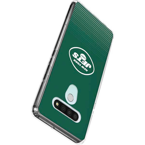 NFL New York Jets Breakaway LG Stylo 6 Clear Case