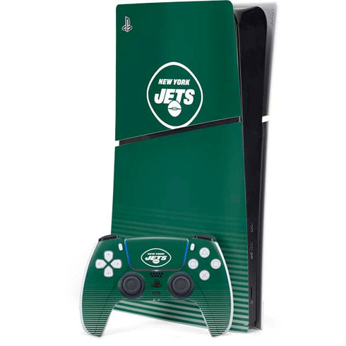 NFL New York Jets Breakaway PS5 Slim Digital Edition Console Skin