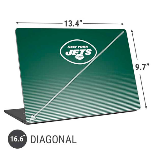 NFL New York Jets Breakaway Universal Laptop 16.6in (13.4 x 9.7in) Skin