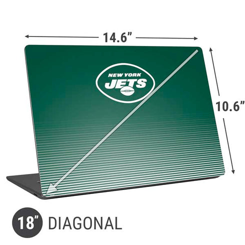 NFL New York Jets Breakaway Universal Laptop 18in (14.6 x 10.6in) Skin
