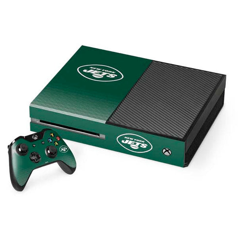 NFL New York Jets Breakaway Xbox One Console and Controller Bundle Skin