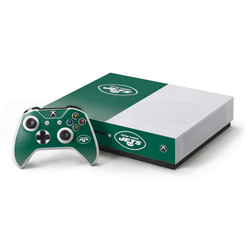 NFL New York Jets Breakaway Xbox One S Console and Controller Bundle Skin