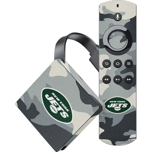 NFL New York Jets Camo Amazon Fire TV Skin