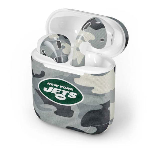 NFL New York Jets Camo Apple AirPods Skin