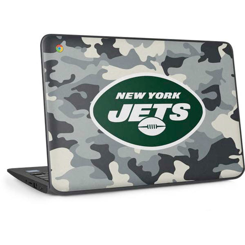 NFL New York Jets Camo HP Chromebook Skin