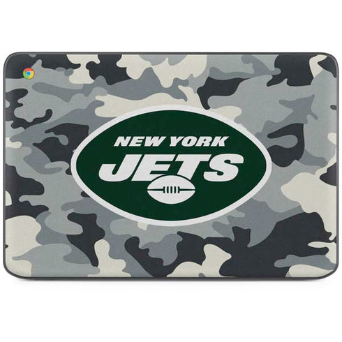 NFL New York Jets Camo HP Chromebook Skin