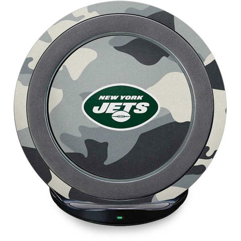 NFL New York Jets Camo Fast Charge Wireless Charging Stand Skin