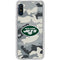 NFL New York Jets Camo Galaxy A10e Clear Case