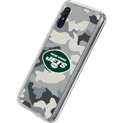 NFL New York Jets Camo Galaxy A10e Clear Case