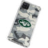 NFL New York Jets Camo Galaxy A12 Clear Case