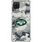 NFL New York Jets Camo Galaxy A12 Clear Case
