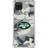 NFL New York Jets Camo Galaxy A12 Clear Case