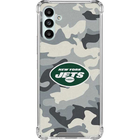NFL New York Jets Camo Galaxy A13 5G Clear Case
