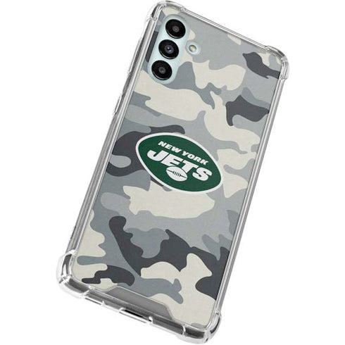 NFL New York Jets Camo Galaxy A13 5G Clear Case