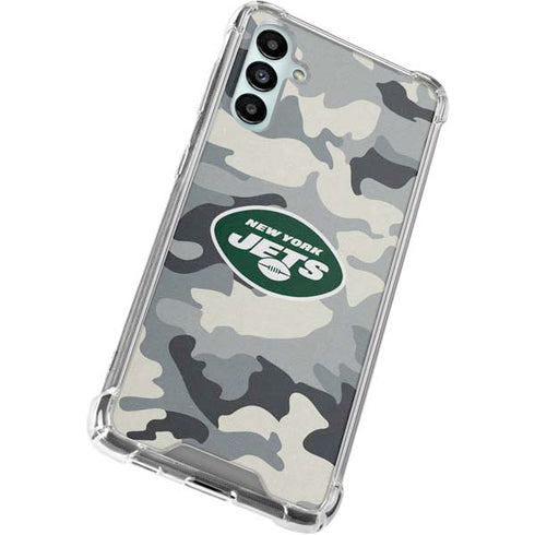 NFL New York Jets Camo Galaxy A14 5G Clear Case