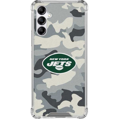 NFL New York Jets Camo Galaxy A14 5G Clear Case