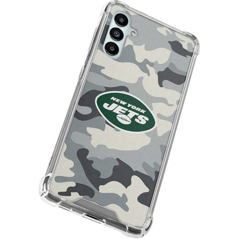 NFL New York Jets Camo Galaxy A15 5G Clear Case