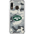 NFL New York Jets Camo Galaxy A30 Clear Case