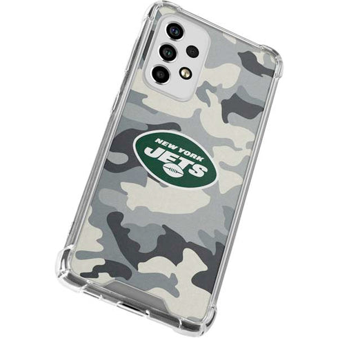 NFL New York Jets Camo Galaxy A33 5G Clear Case