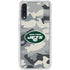 NFL New York Jets Camo Galaxy A50 Clear Case