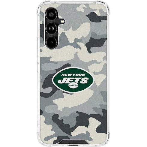 NFL New York Jets Camo Galaxy A54 5G Clear Case