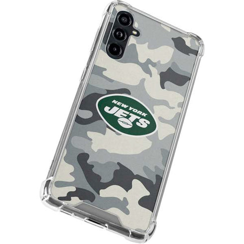 NFL New York Jets Camo Galaxy A54 5G Clear Case