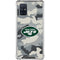 NFL New York Jets Camo Galaxy A71 5G Clear Case