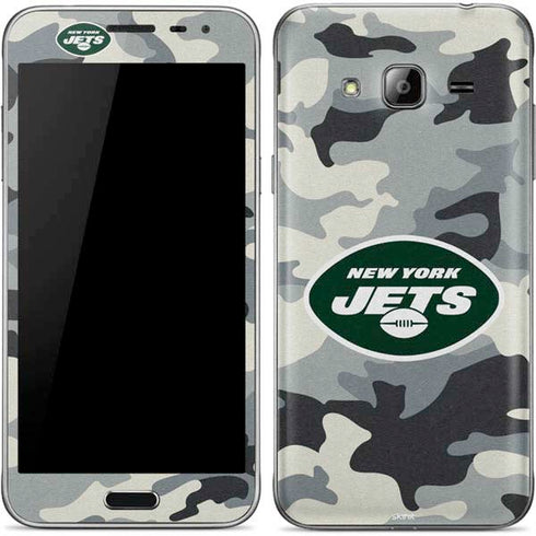 NFL New York Jets Camo Galaxy J3 Skin