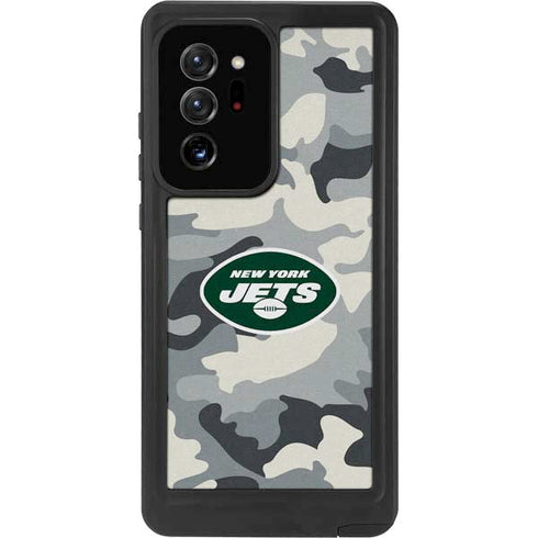 NFL New York Jets Camo Galaxy Note20 Ultra 5G Waterproof Case