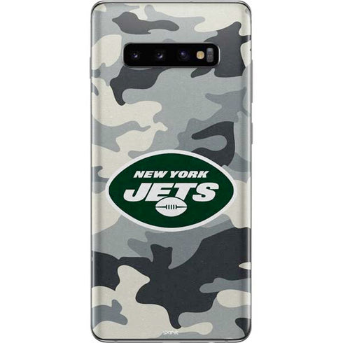 NFL New York Jets Camo Galaxy S10 Plus Skin