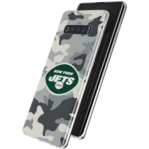 NFL New York Jets Camo Galaxy S10 Plus Skin