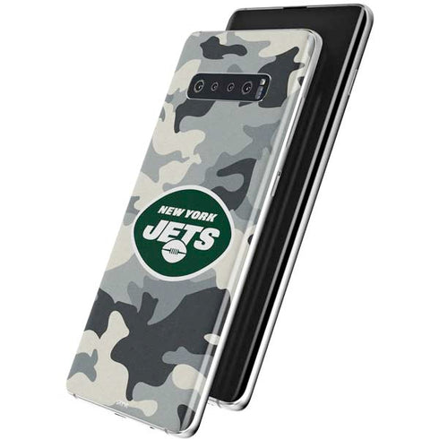 NFL New York Jets Camo Galaxy S10 Skin