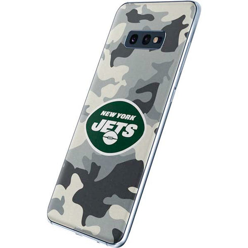 NFL New York Jets Camo Galaxy S10e Skin
