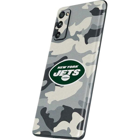 NFL New York Jets Camo Galaxy S20 Fan Edition Skin