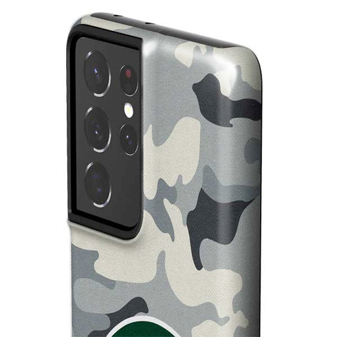 NFL New York Jets Camo Galaxy S21 Ultra 5G Pro Case