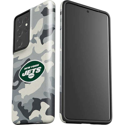 NFL New York Jets Camo Galaxy S21 Ultra 5G Pro Case