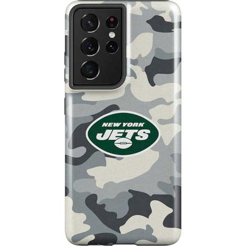 NFL New York Jets Camo Galaxy S21 Ultra 5G Pro Case