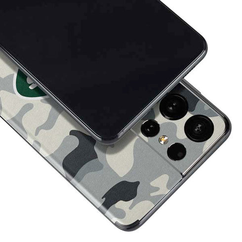 NFL New York Jets Camo Galaxy S21 Ultra 5G Skin
