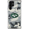 NFL New York Jets Camo Galaxy S22 Ultra Clear Case