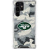NFL New York Jets Camo Galaxy S22 Ultra Clear Case
