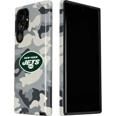NFL New York Jets Camo Galaxy S22 Ultra Pro Case