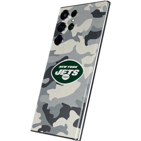 NFL New York Jets Camo Galaxy S22 Ultra Skin